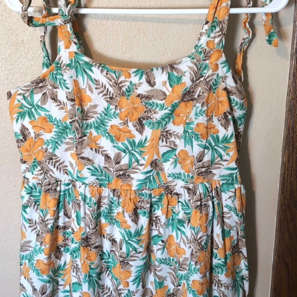 Skies Are Blue Vibrant Floral Midi Dress - Picture 3 of 7